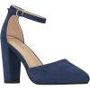 Navy Suede