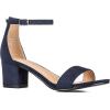 Navy Suede